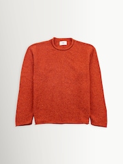 Folk Red Slouch Crew Neck Jumper - Image 7 of 11