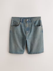 Blue Tint Denim Jort Shorts - Image 8 of 12