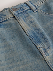 Blue Tint Denim Jort Shorts - Image 9 of 12