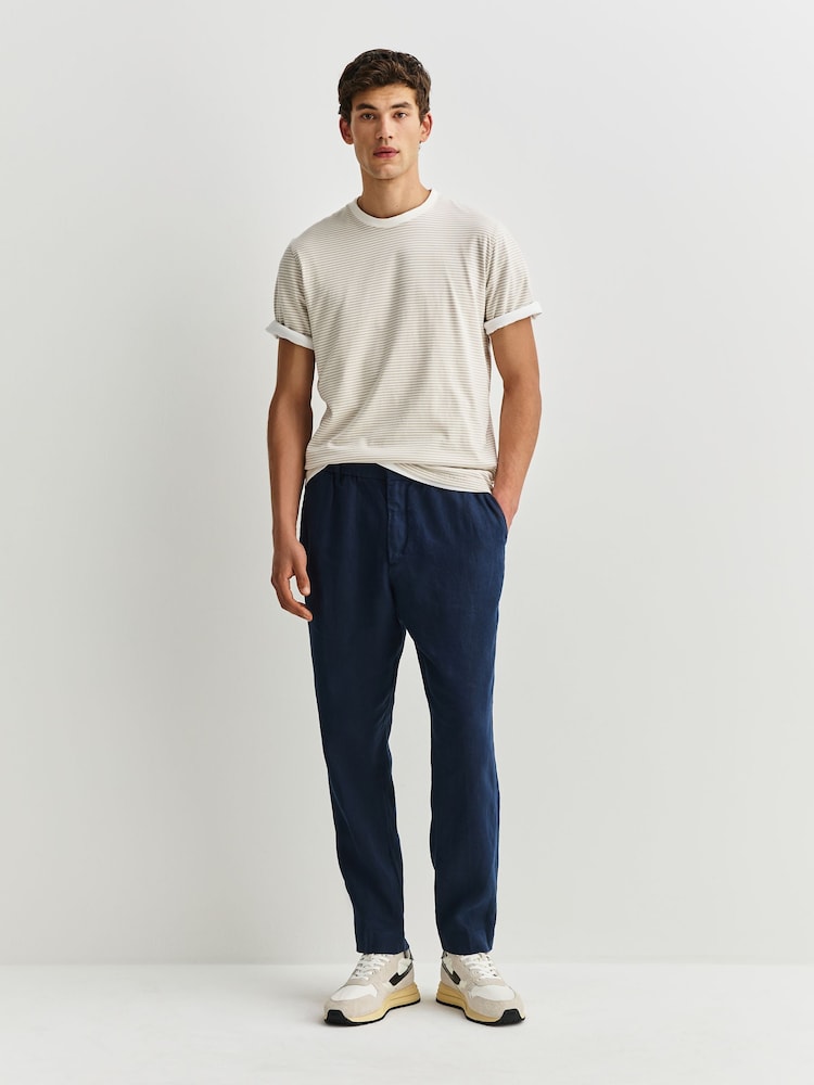 Folk Natural Stripe Short Sleeve T-Shirt - Image 2 of 6