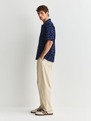 Folk Blue Dot Gabe Short Sleeve Shirt - Image 4 of 10