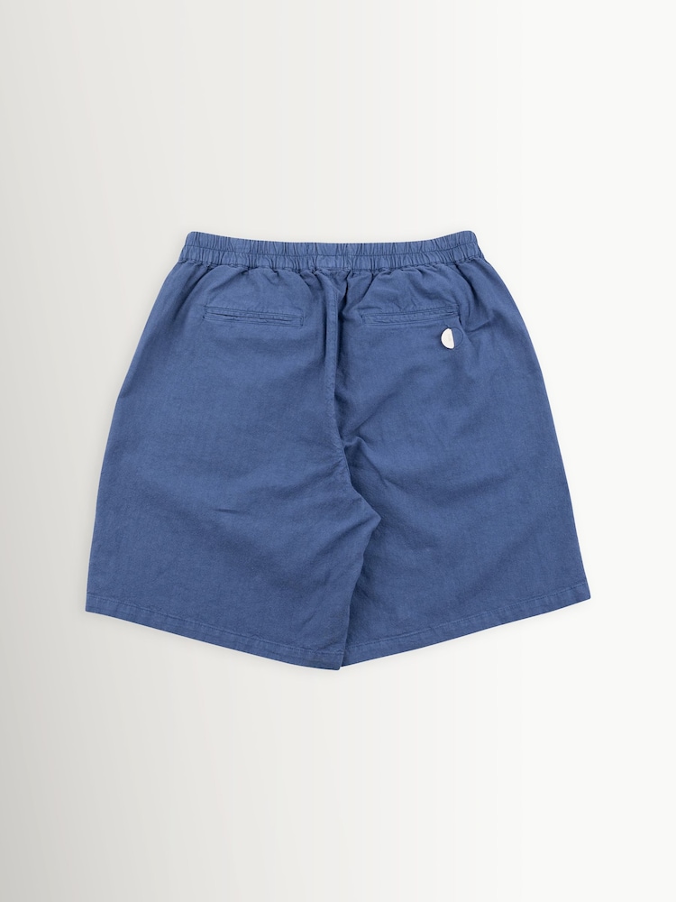 Folk Blue Woad Relaxed Assembly Shorts - Image 2 of 5