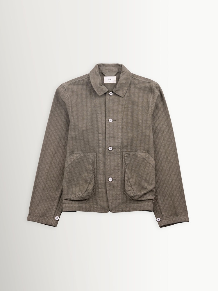 Folk Green Chunky Ripstop Assembly Jacket - Image 1 of 5