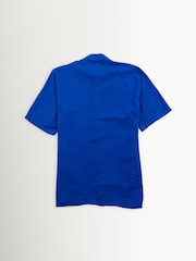 Bleu - Chemise Folk Gabe à manches courtes - Image 8 de 10