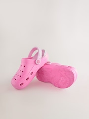 Pink Wide Fit (G) Comfort Clogs - Image 4 of 5