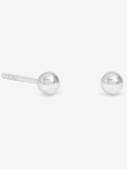 Simply Silver 925 Sterling Silver Polished Ball Stud Earrings - Image 2 of 2