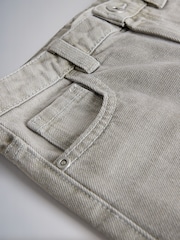 שחור/אפור - The Set מארז של 2 זוגות מכנסי ג'ינס בגזרה ישרה - תמונה 5 מתוך 5