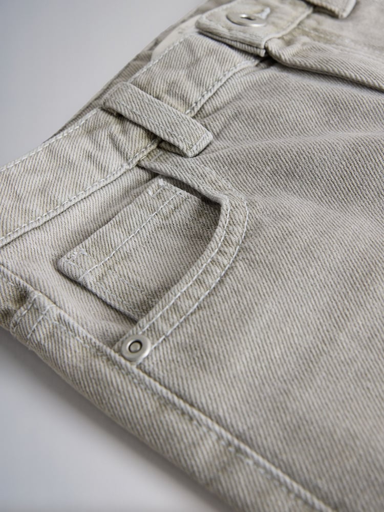 שחור/אפור - The Set מארז של 2 זוגות מכנסי ג'ינס בגזרה ישרה - תמונה 5 מתוך 5