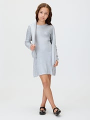Calvin Klein Silver Coated Dress - Image 3 of 6