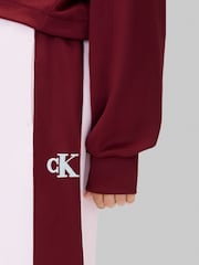 Calvin Klein Pink Wide Leg Colourblock Joggers - Image 4 of 5