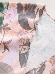 Nude Floral Kew Collection - Tie Front Cover-Up - Larawan 6 ng 7