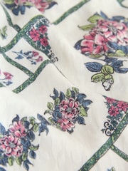 Blue Floral Tie Front Cover-Up - Image 7 of 7