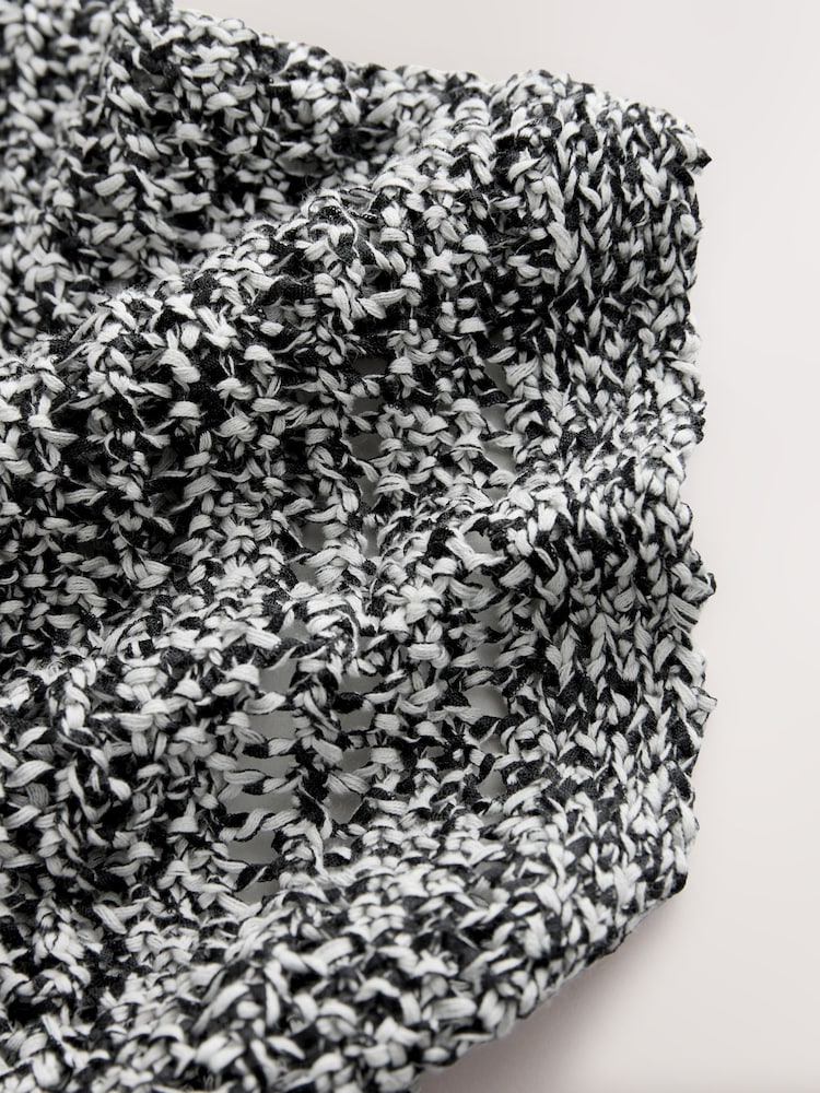 Neutral Crochet Cover Up - Image 7 of 7 Neutral Crochet Cover Up - Image 7 of 7