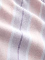 Pink/Purple Stripe Linen Blend Overhead Shirt - Image 6 of 6