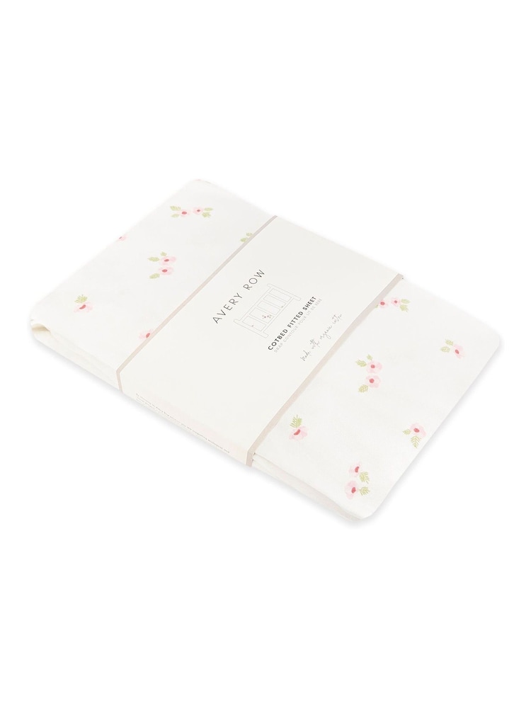 Avery Row Anemone Cotbed Fitted Sheet - Image 4 of 4