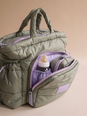 Avery Row Olive Green Changing Tote Bag - Image 3 of 6