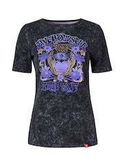 Joe Browns Black Mystical Boho Graphic T-Shirt - Image 5 of 5