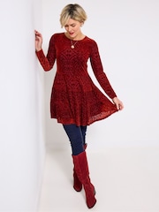 Joe Browns Orange Orange Tunic Dress - Image 3 of 5