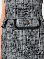 Joe Browns Black Petite Classic Jersey Check Dress - Image 2 of 5