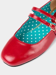 Joe Browns Polka Dot Lined Double Strap Mary Jane Shoes - صورة 7 من 7