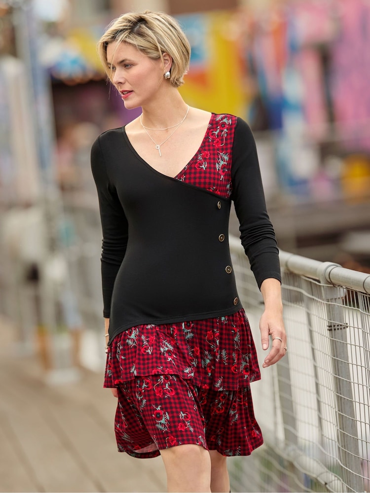 Joe Browns Black Versatile Black Jersey Dress - Image 1 of 3