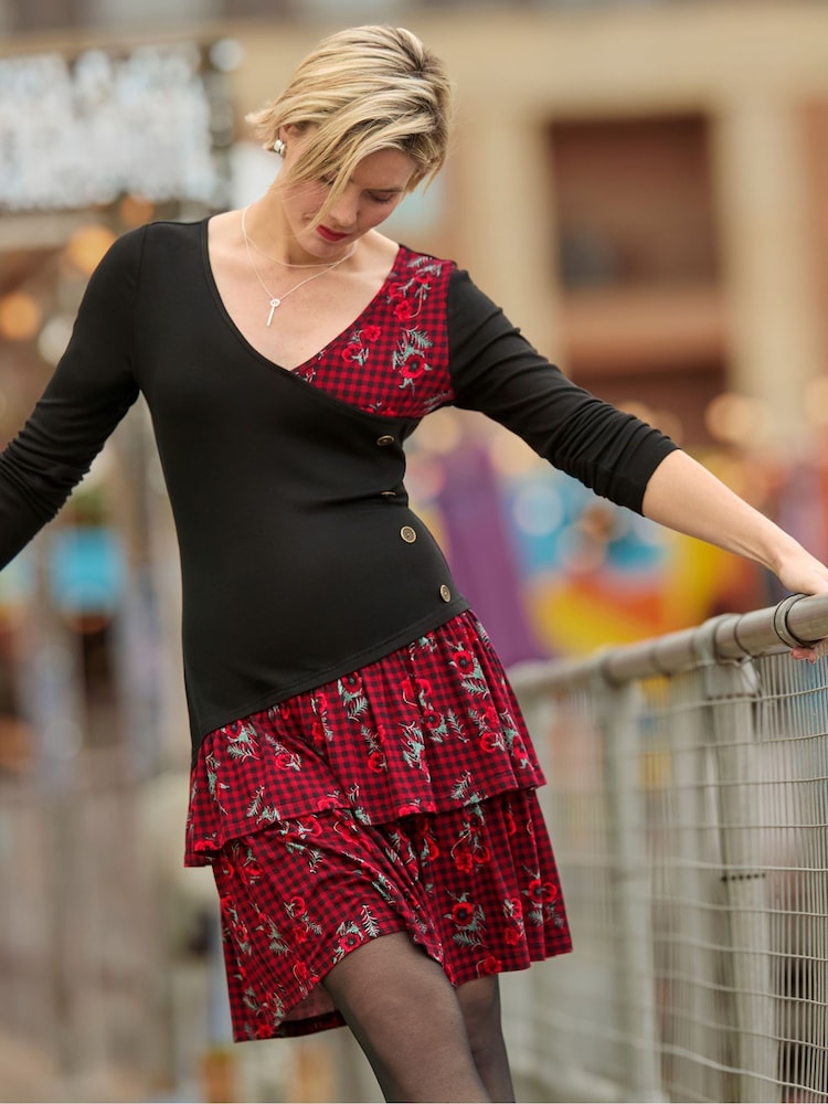 Joe Browns Black Versatile Black Jersey Dress - Image 2 of 3