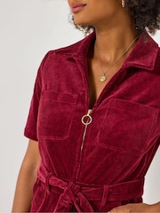 Joe Browns Belted Bootcut Cord Jumpsuit - صورة 5 من 6