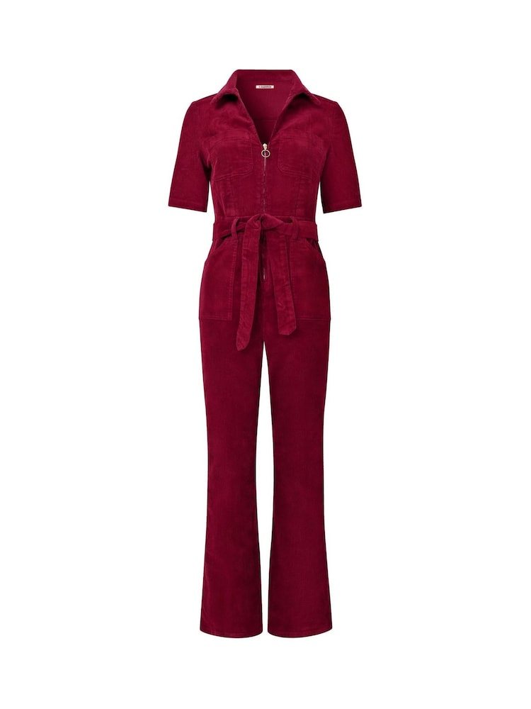 Joe Browns Belted Bootcut Cord Jumpsuit - صورة 6 من 6