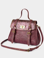 Joe Browns Red Rainbow Stitched Cross-Body Bag - Image 4 of 7