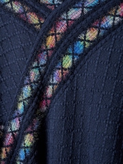 Joe Browns Blue Stretchy Seasonal Poncho - Image 3 of 3