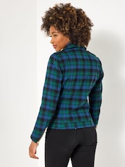 Joe Browns Green Vintage Biker Jacket - Image 5 of 8