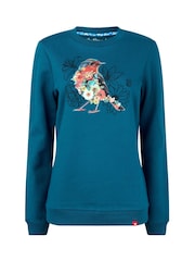Joe Browns Green Robin Relaxed Sweatshirt - Image 5 of 5