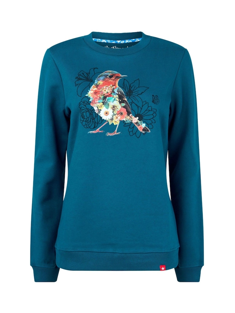 Joe Browns Green Robin Relaxed Sweatshirt - Image 5 of 5