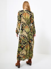 Joe Browns Black Petite V-Neck Floral Maxi Dress - Image 4 of 7