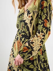 Joe Browns Black Petite V-Neck Floral Maxi Dress - Image 5 of 7