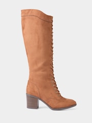 Joe Browns Brown Vintage Style Ankle Boots - Image 3 of 6