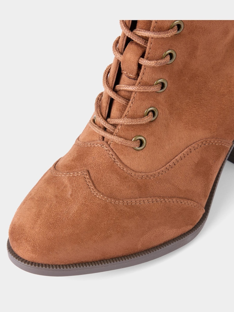 Joe Browns Brown Vintage Style Ankle Boots - Image 6 of 6 Joe Browns Brown Vintage Style Ankle Boots - Image 6 of 6