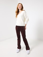 Joe Browns Cream Simple V-Neck Jumper - Image 3 of 7