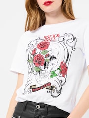 Joe Browns White Rock and Roll T-Shirt - Image 3 of 4