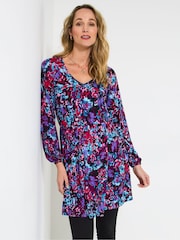 Joe Browns Purple Winter Tunic Top - Image 2 of 5