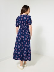 Joe Browns Blue Vintage Ditsy Floral Tea Dress - Image 2 of 5