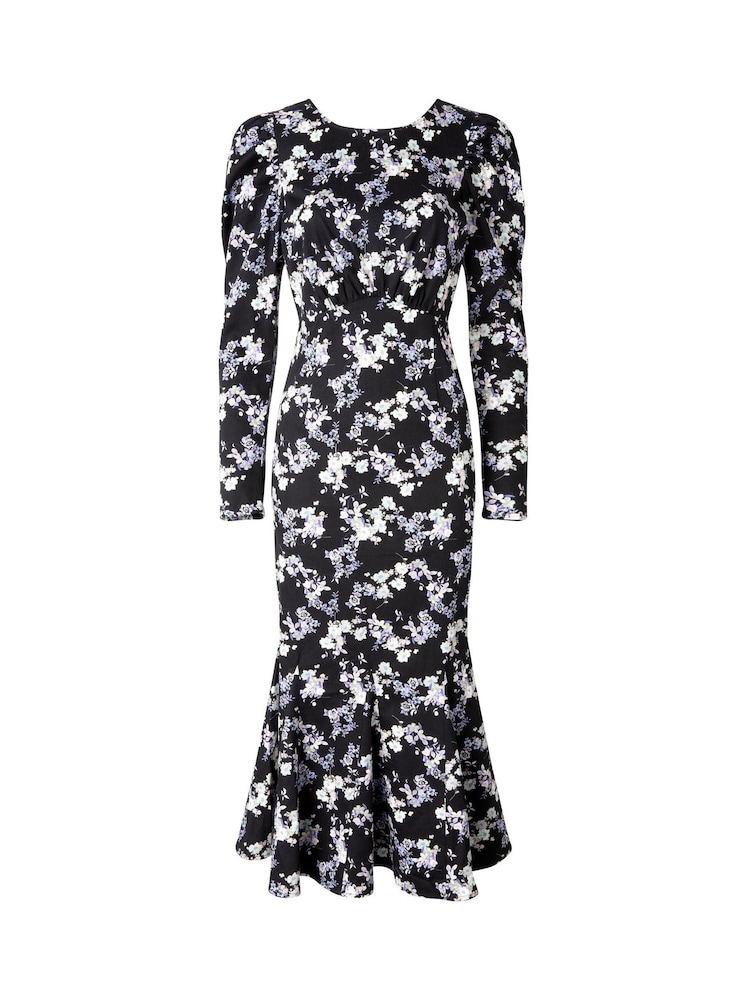 Joe Browns Black Vintage Inspired Ditsy Midi Dress - Image 5 of 5 Joe Browns Black Vintage Inspired Ditsy Midi Dress - Image 5 of 5