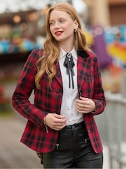 Joe Browns Red Check Blazer - Image 6 of 8
