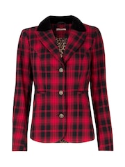 Joe Browns Red Check Blazer - Image 8 of 8