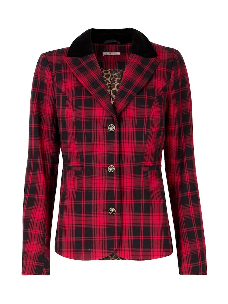 Joe Browns Red Check Blazer - Image 8 of 8 Joe Browns Red Check Blazer - Image 8 of 8