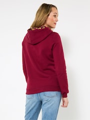 Joe Browns Red Sunflower Graphic Hoodie - Image 4 of 5