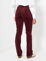 Joe Browns Red Petite Bootcut Moleskin Trousers - Image 4 of 5