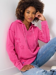 Joe Browns Pink Woven Hem Sweatshirt - Image 1 of 5