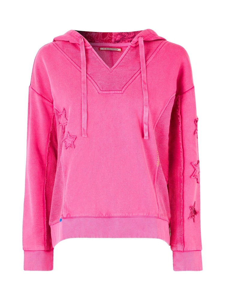 Joe Browns Pink Woven Hem Sweatshirt - Image 5 of 5