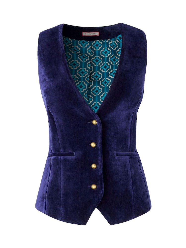 Joe Browns Sassy Velvet Waistcoat - Image 4 of 5